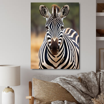 Zebra Patterns In - Zebra Living Room Wall Art